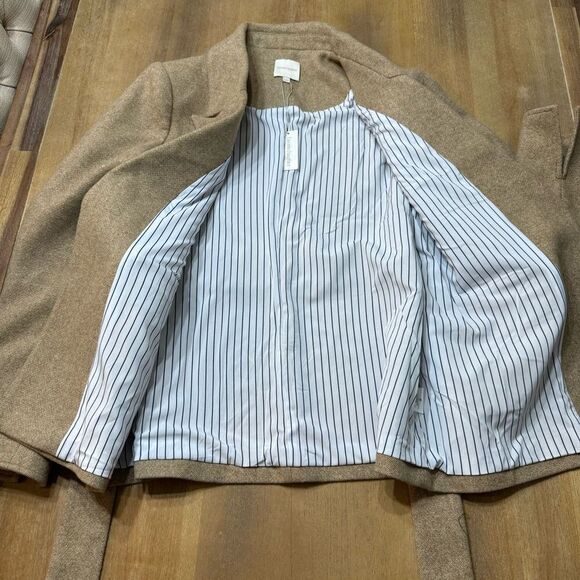 Favorite Daughter Adrienne Belted Jacket Tan Large - Picture 9 of 15